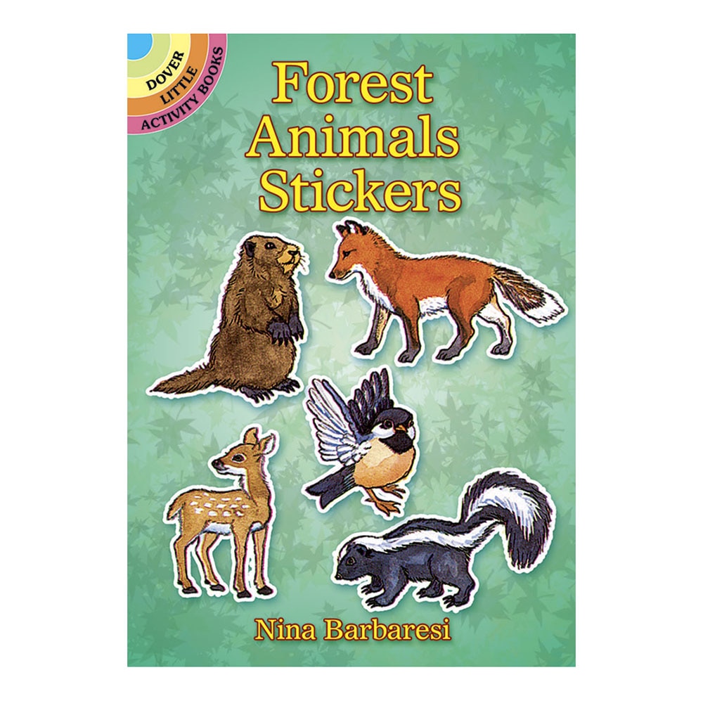 Dover, Stickers, Art & School, Little Sticker Book, Forest Animals, 588633